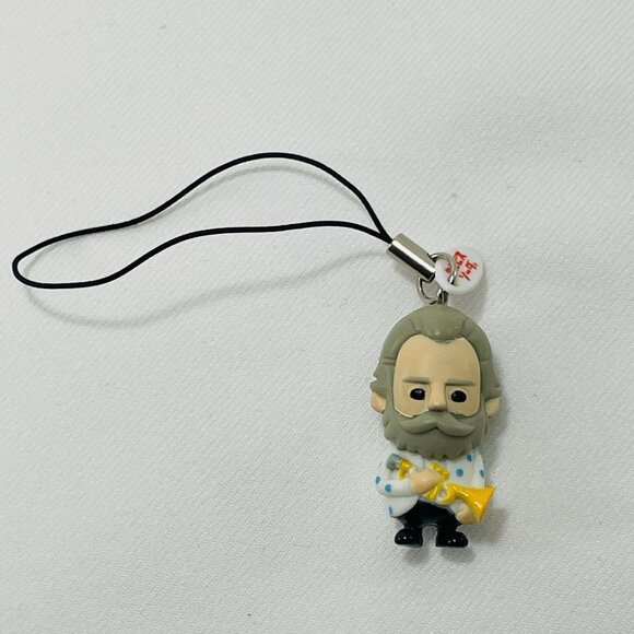 Calpis Soda Musician Brahms Mascot Mini Figure Strap Charm Keyring Japan Drink - Picture 3 of 12